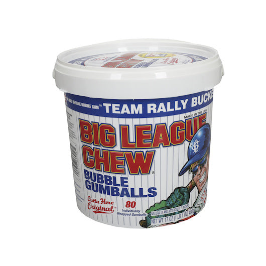 12-PACK OF Big League Chew Bucket Ford Gum & Machine Co, 12 - 14.1 Oz