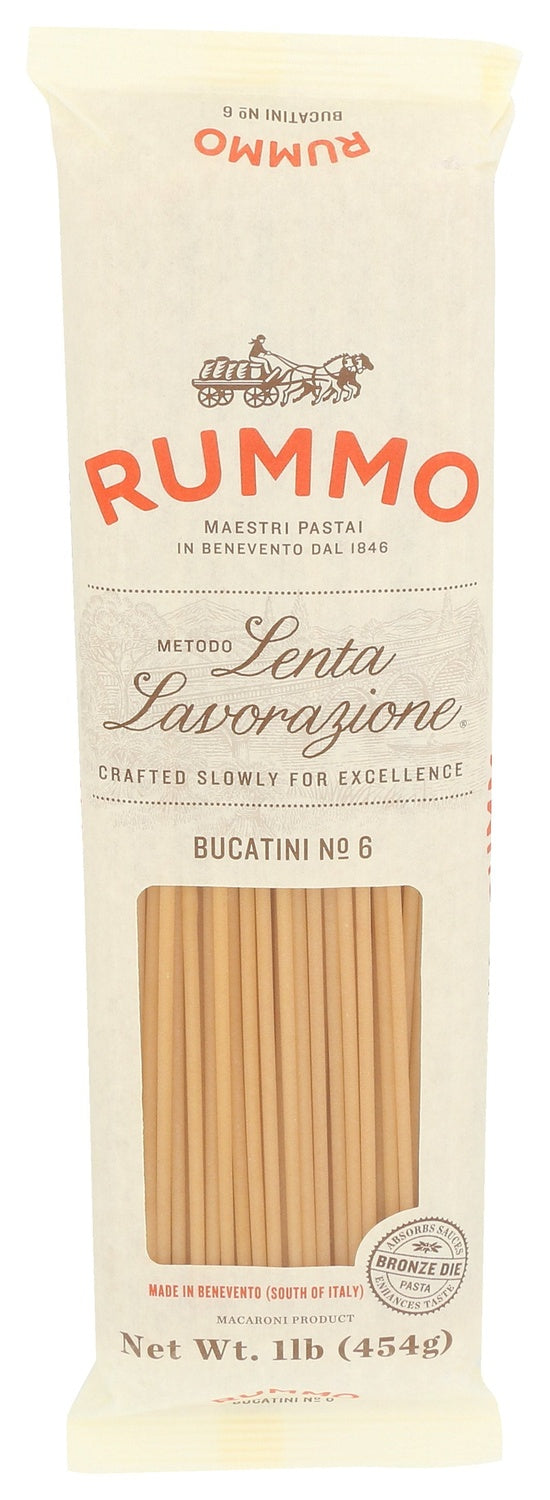 20-PACK OF PASTA BUCATINI CRAFTED SLOWLY FOR EXCELLENCE