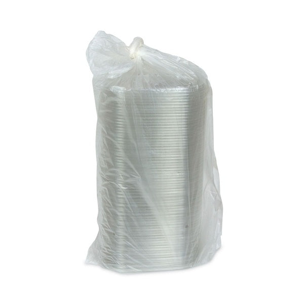 300-PACK OF Lid Closure Pactiv Corp. EarthChoice Recycled PET Lids for 24-32 oz Containers - Clear and Durable (300 Count Carton)