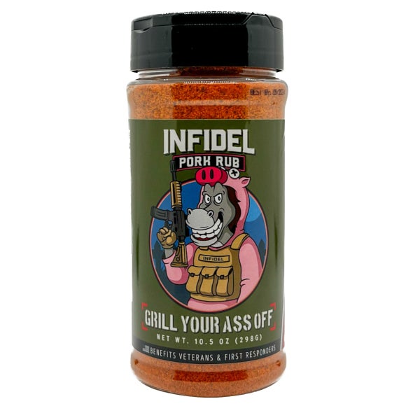 6-PACK OF Spice Rub Pork Infidel, GYAO