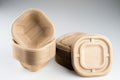 1050-PACK OF Bowl 12 oz square round, Natural, 1050 Count Case