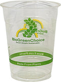 50-PACK OF CUP COLD BIOGREENCHOICE COMPOSTABLE PLA CLEAR CUP 24OZ