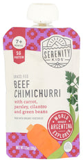 6-PACK OF Puree Beef Serenity Kids 3.5 oz
