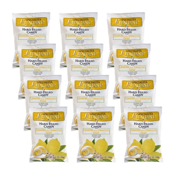 12-PACK OF Candy Hard Lemon Le Specialita I 3.52 oz