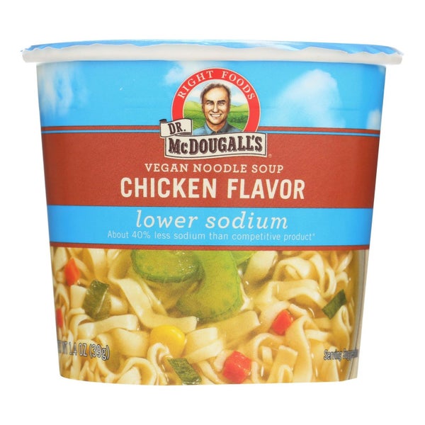 6-PACK OF SOUP CHICKEN VEGAN NOODLE LOWER SODIUM