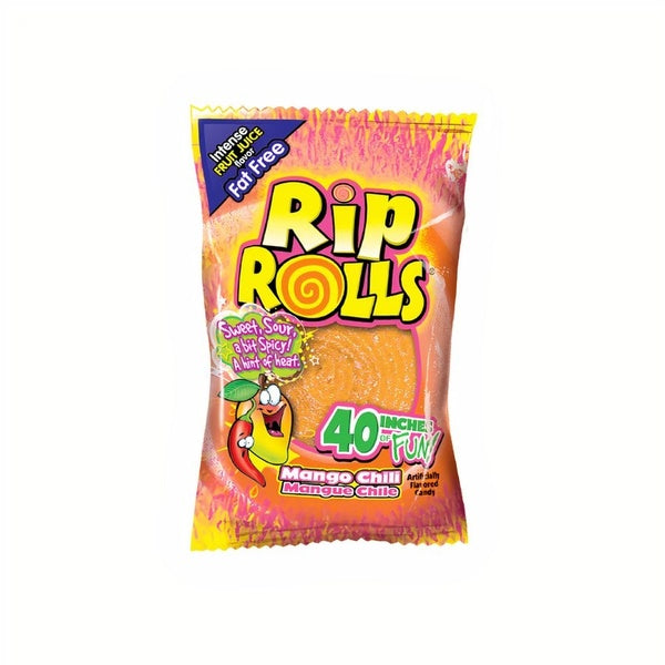 36-PACK OF Candy Mango Chili Rip Rolls, AI Distribution
