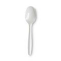 1000-PACK OF Dixie PTM21 White Plastic Mediumweight Teaspoons - 1000 Count Carton for Catering and Events