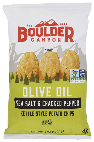 12-PACK OF Snack Chip Boulder Canyon 6 oz