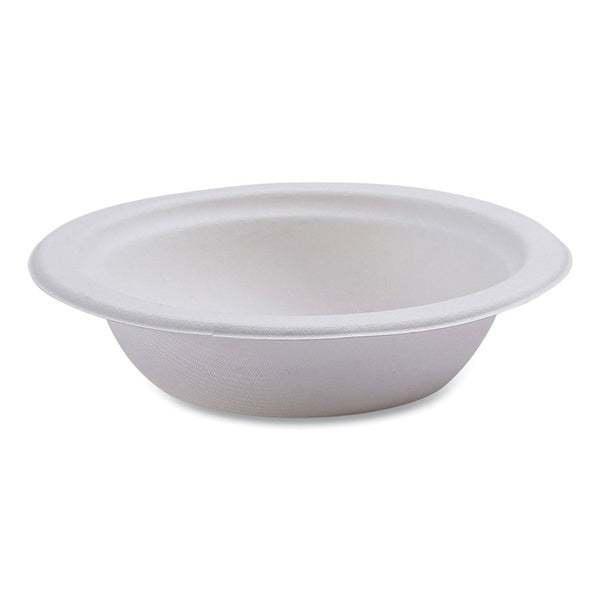 1000-PACK OF Bowl Cmpstbl Vanguard Eco-Products 12 oz. Compostable Sugarcane Bowls - 1000 Count - Sustainable and Microwave Safe