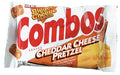 18-PACK OF PRETZEL FILLED COMBOS CHEDDAR CHEESE PRETZEL CRACKERS