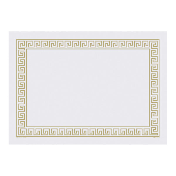 1000-PACK OF PLACEMAT PAPER ECN GREEK KEY