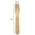 1-PACK OF SPOON WOODEN ICE CREAM 3.75IN