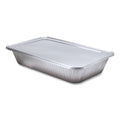 50-PACK OF Handi-Foil 2050-45-50FC 12.88 in. x 20.81 in. x 0.62 in. Steam Table Pan Lids with Full Curl Edge (50/Carton)