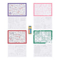 4-PACK OF PLACEMAT 10X14 COLORME+CRAYON