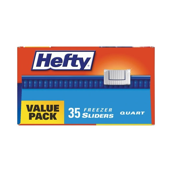 315-PACK OF Storage Plas Hefty 32 oz Clear Slider Freezer Storage Bags - 7x8 inches - 315 Count for Effortless Food Organization