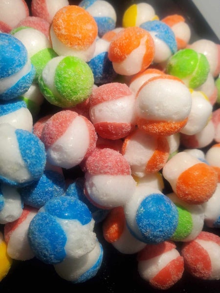 6-PACK OF Candy Freeze Dried Kaleidoscope Bites - Sour Tropical, Lumberjack's Arctic Treats
