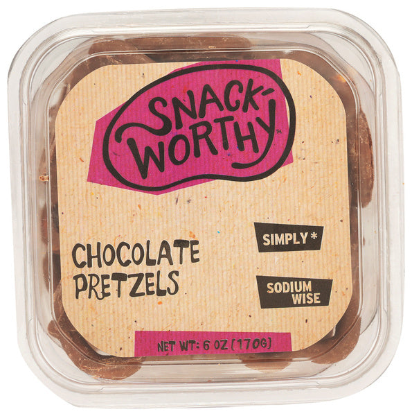 12-PACK OF PRETZEL KNOT CHOCOLATE 6 OUNCE - CASE OF 12