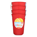 8-PACK OF CUP PLASTIC RECYCLED, BPA FREE