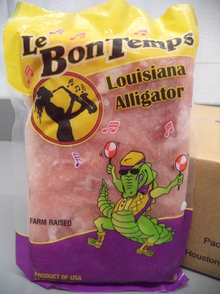 1 LB-PACK OF ALLIGATOR MEAT TAIL