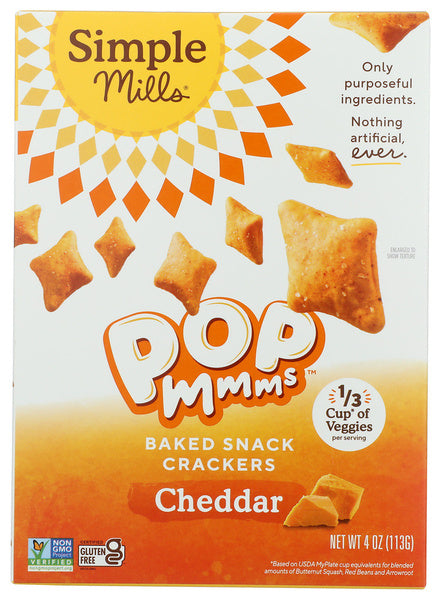 6-PACK OF Cracker Ched Simple Mills 4 oz