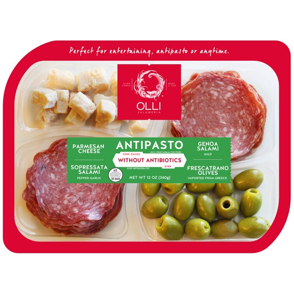 8-PACK OF SALAMI DRY CHEESE OLIVE TRAY