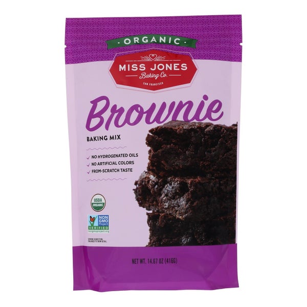 6-PACK OF Mix Brownie Miss Jones Baking Co 14.67 oz