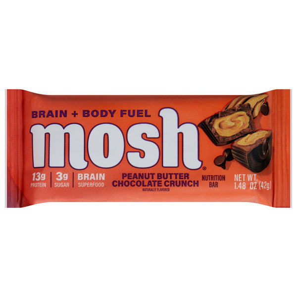 12-PACK OF BAR NUTRITIONAL PEANUT BUTTER CHOCOLATE CRUNCH CASE OF 12