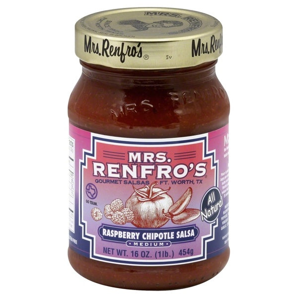 6-PACK OF SAUCE SALSA RASPBERRY CHIPOTLE 16 OUNCE - CASE OF 6