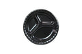 4-PACK OF PLATE FOAM HVY LAM BLK 3C 9"