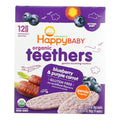 6-PACK OF Snack Puff Organic Blueberry And Purple Carrot Happy Baby 1.7 oz