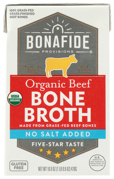 6-PACK OF Broth Beef Bonafide 16.9 fo