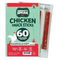 8-PACK OF Nashville Hot Seasoned Chicken Snack Mighty Spark, 8 - 4 Oz