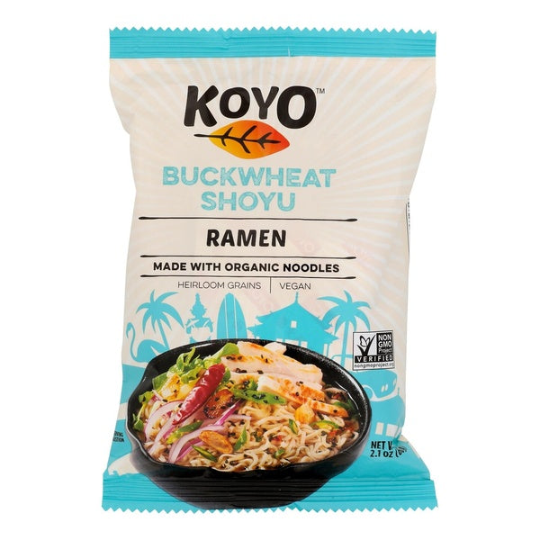 12-PACK OF Noodle Ramen Buckkwheat Shoyu Koyo 2.1 oz