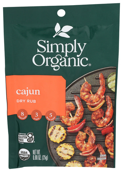 12-PACK OF SEASONING CAJUN CAJUN DRY RUB 0.88 OUNCE - CASE OF 12