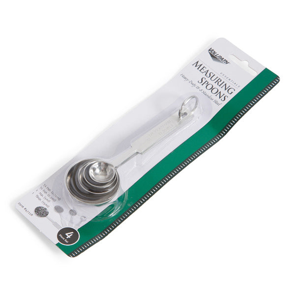 EA-PACK OF SPOON MEASURING STNLS 4PC