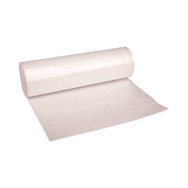 250-PACK OF Boardwalk Z8048HNKR01 40" x 48" High Density Coreless Roll Can Liners - 45 Gallon Natural Color (250 Count)