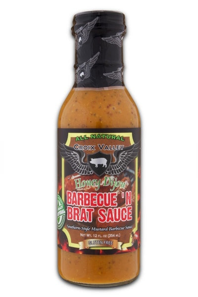 12-PACK OF Sauce Honey Dijon Barbecue N Brat, Croix Valley