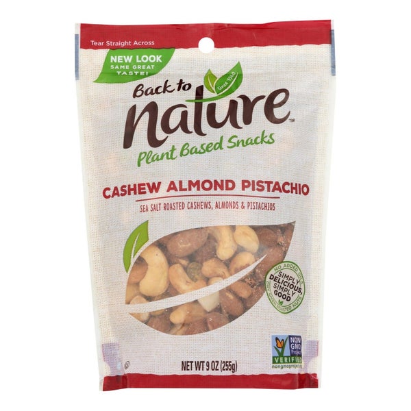 9-PACK OF SNACK MIX CASHEW ALMOND PISTACHIO