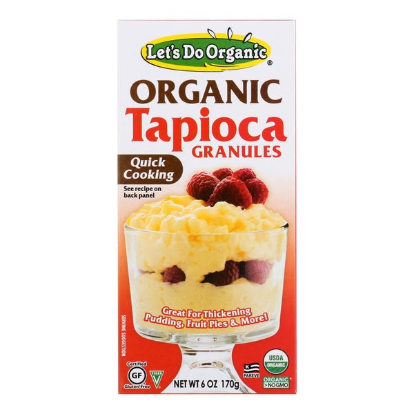 6-PACK OF Starch Tapioca Granules Organic Let's Do Organic 6 oz