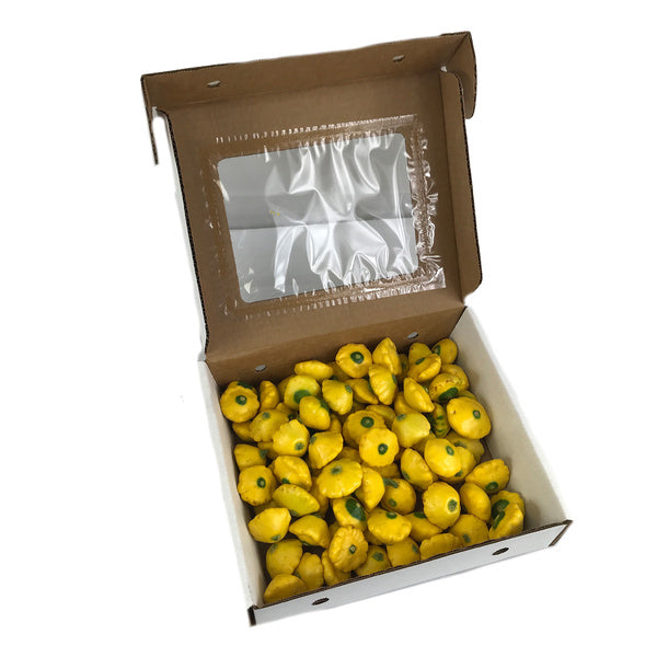5 LB-PACK OF SQUASH SUNBURST BABY FRESH