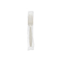 1000-PACK OF Fork Restaurant Karat Earth Heavy Weight Bio-Based Forks Wrapped, Natural - 1,000 pcs