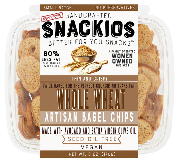 4-PACK OF Chips Bagel Whole Wheat Bagel Chips