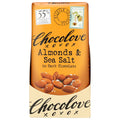 144-PACK OF Almonds & Sea Salt Dark Chocolate Bar Chocolove Chocolate, 12 - 12 - 3.2 Oz