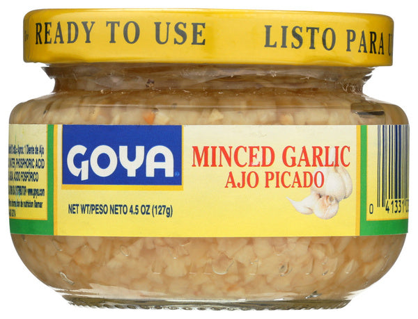 12-PACK OF Garlic Minced Goya 4.5 oz