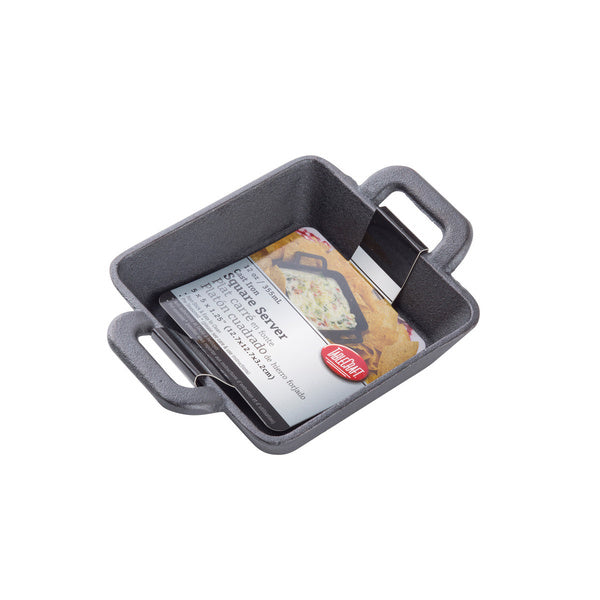 6 CT-PACK OF DISH SERVER SQ MN CST IRN 10OZ