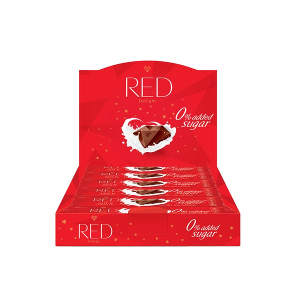 12-PACK OF Chocolate Milk No Sugar Added RED, Chocolette Distribution