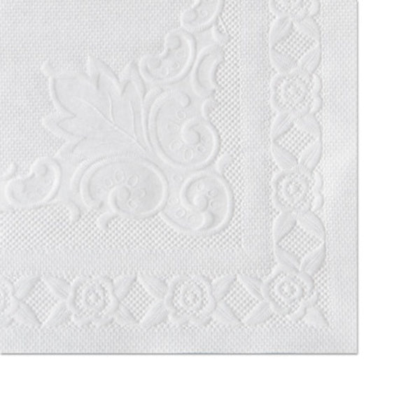 1000-PACK OF Hoffmaster Classic Embossed Paper Placemats - 10 x 14 Inches, White - 1000 Count for Elegant Dining