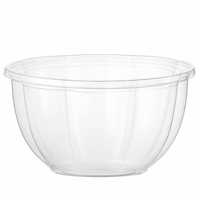450-PACK OF CONTAINER TOGO World Centric Compostable PLA Raised Lids | Fit 16 oz Clear Salad Bowls | 450 count