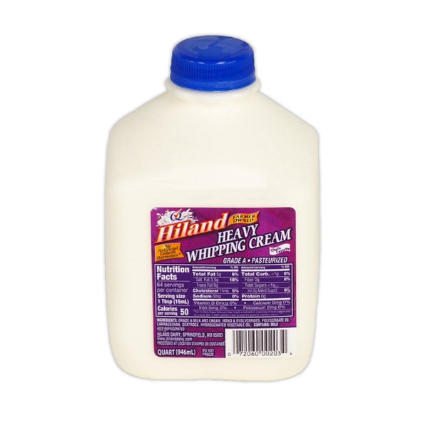 9-PACK OF CREAM HEAVY 40% FRESH QT