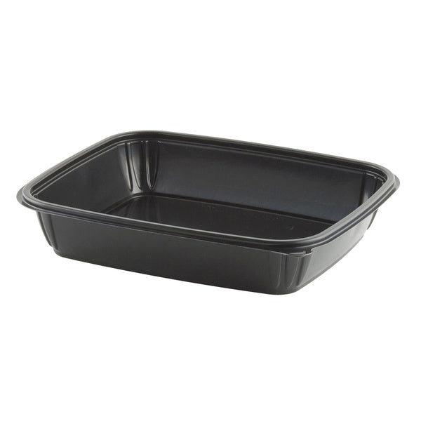100-PACK OF CONTAINER PLAS BLK MIRO 80OZ